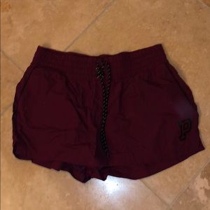 Victoria’s secret pink medium maroon shorts